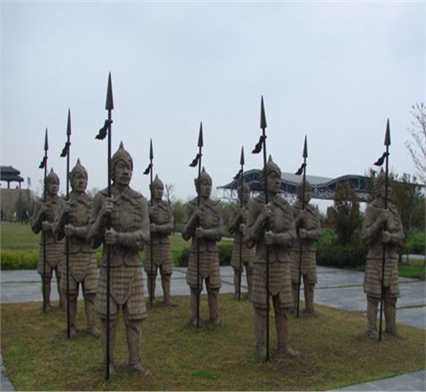 《合肥三國遺址公園》-公園景區(qū)景觀雕塑