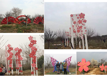 江蘇櫻花園美麗鄉(xiāng)村雕塑——櫻花文化